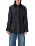 Black Embroidered Logo Jacket 1