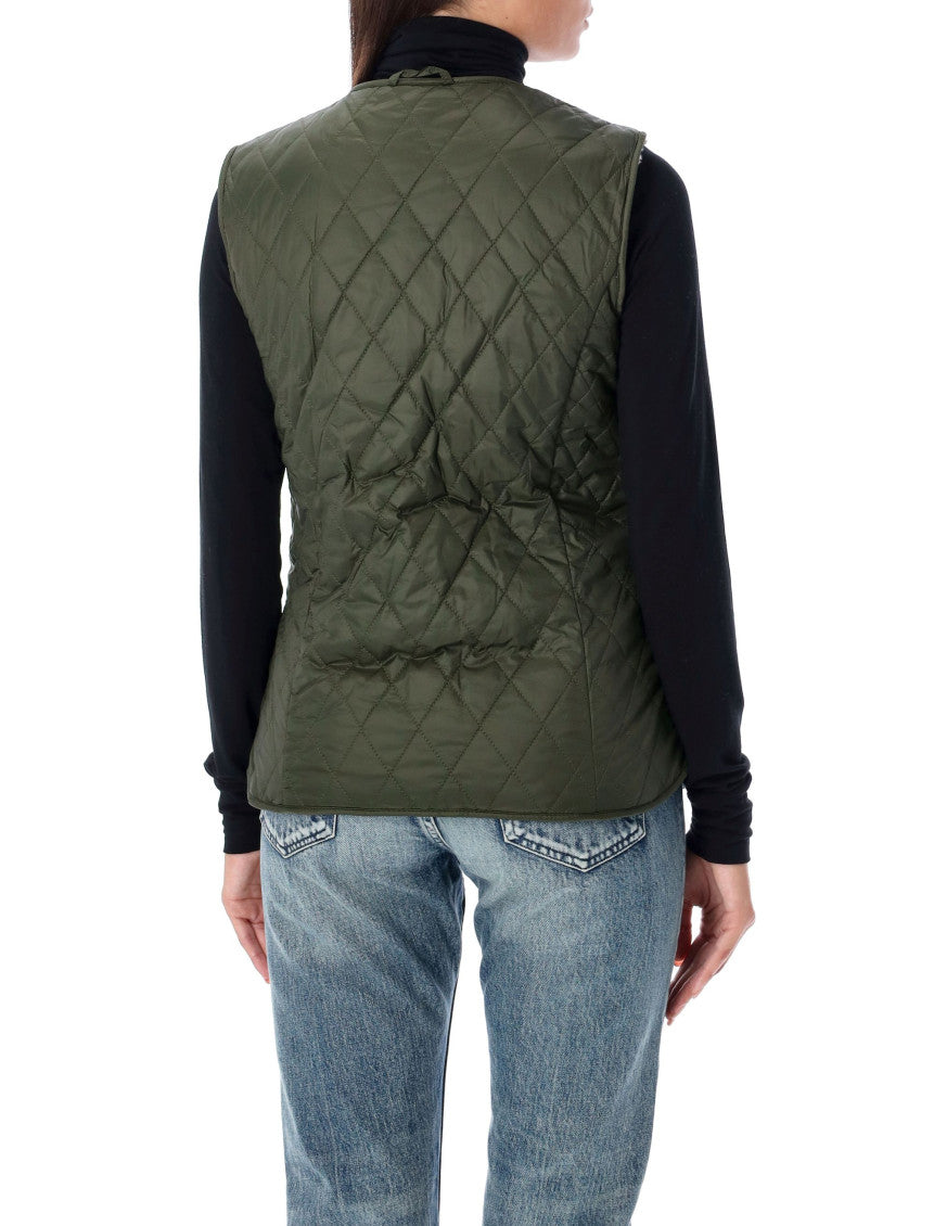 Olive Embroidered Logo Vest 2