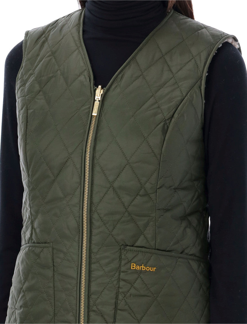 Olive Embroidered Logo Vest 3