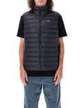 Black Logo Puffer Vest 1