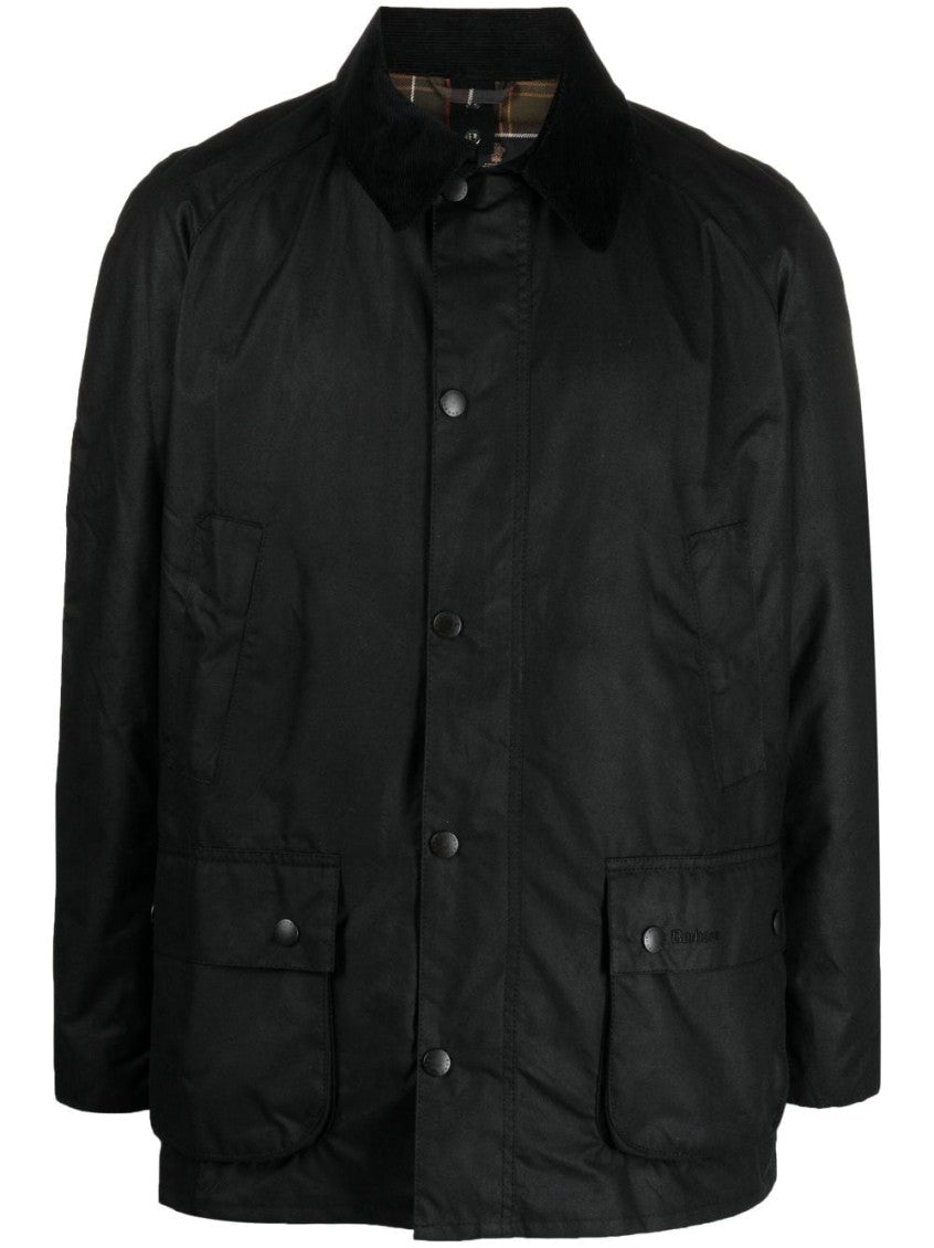 Black Embroidered Logo Jacket 1