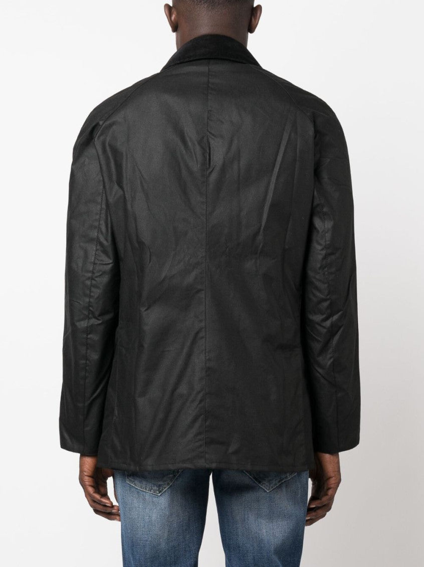 Black Embroidered Logo Jacket 5