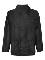 Black Embroidered Logo Jacket 1