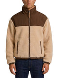 Beige Regular Fleece Jacket 1