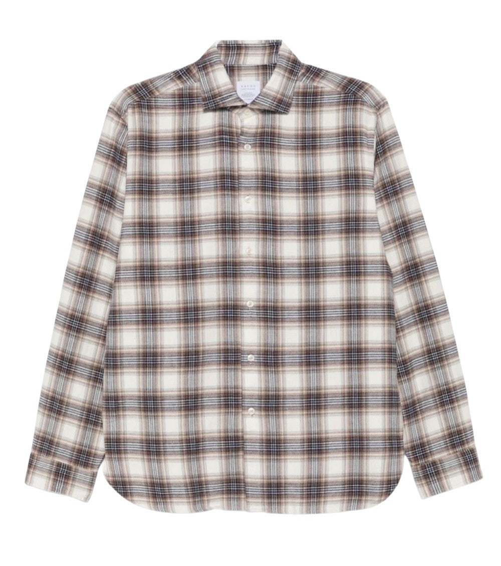 Grey Regular Check Shirt 1