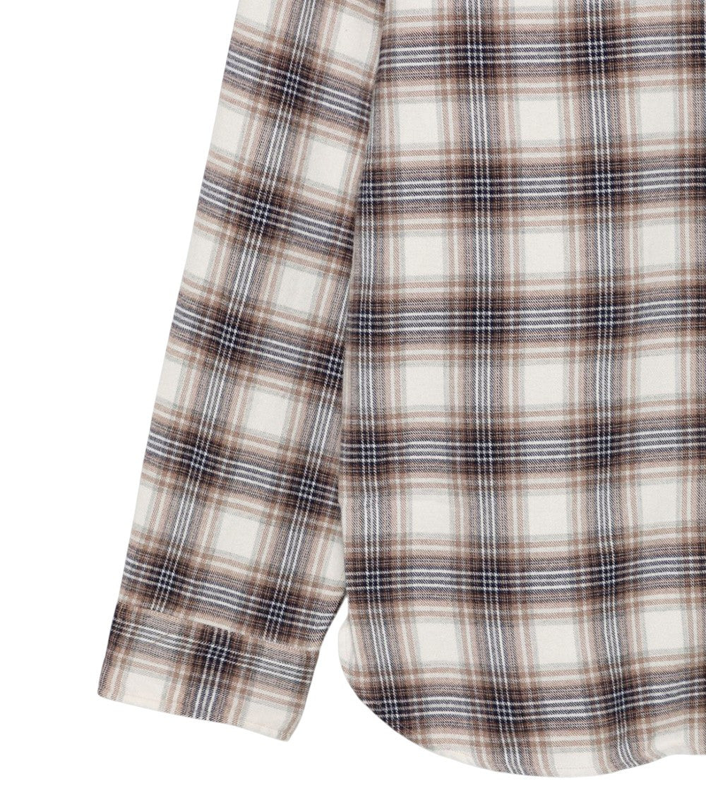 Grey Regular Check Shirt 3