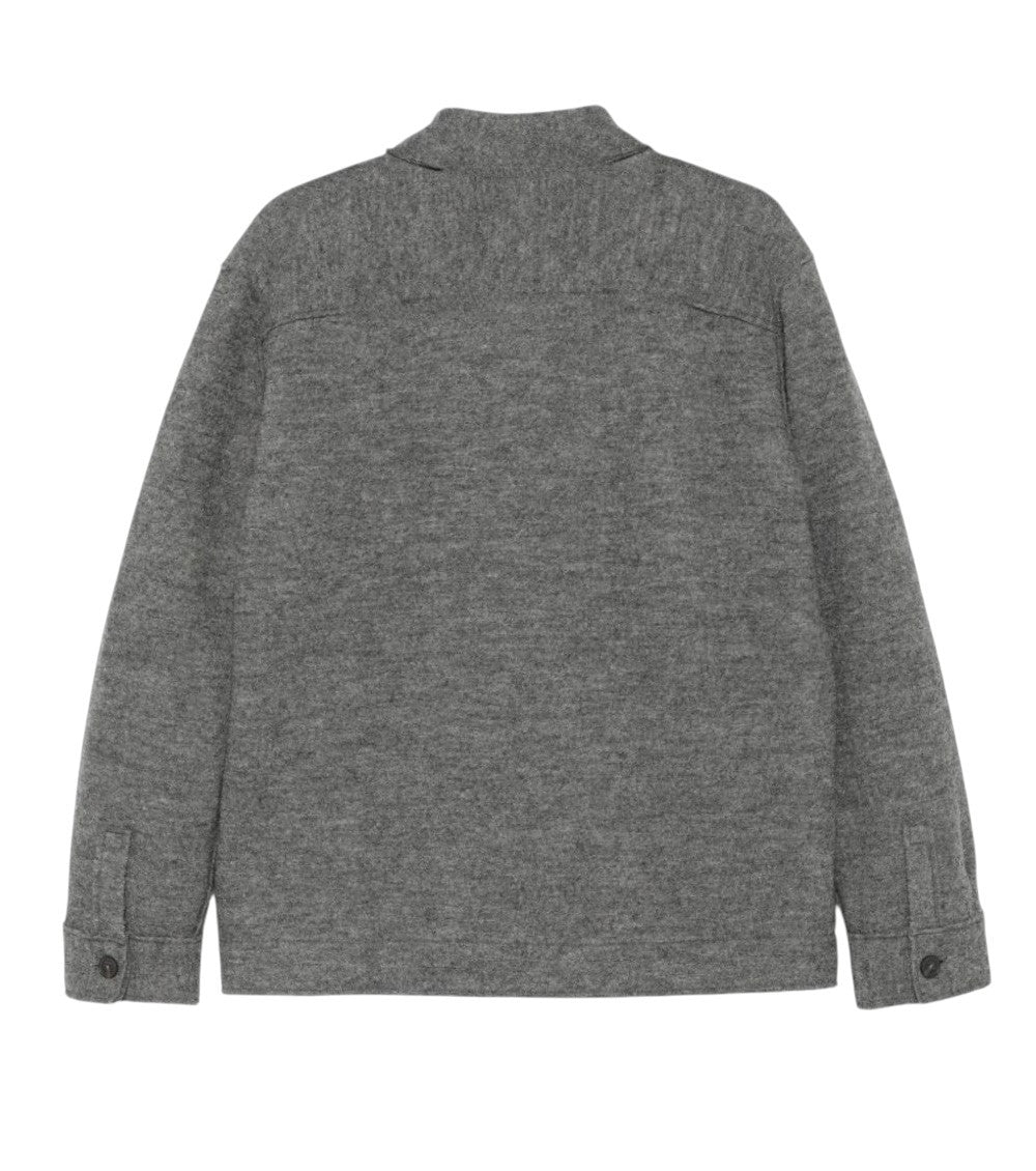 Grey Regular Shirt Jacket 2