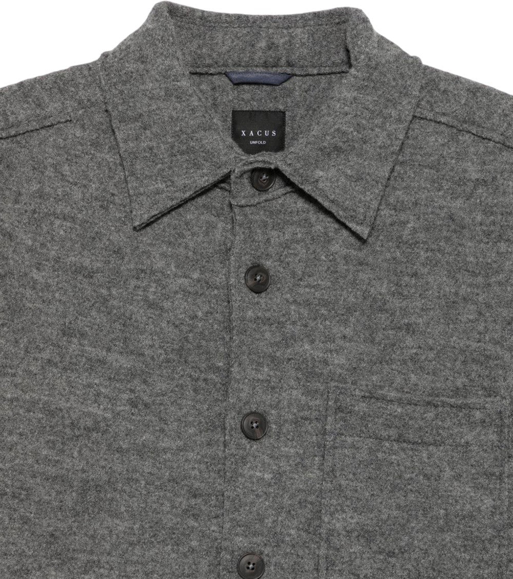 Grey Regular Shirt Jacket 3