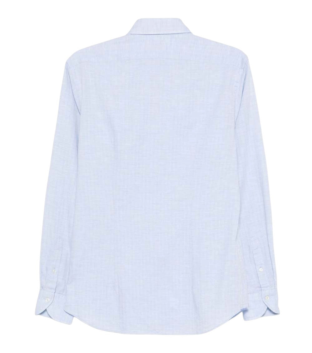 Light Blue Regular Solid Shirt 2