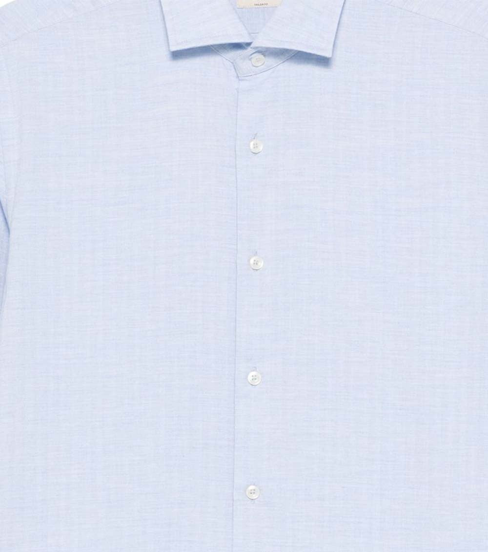 Light Blue Regular Solid Shirt 3