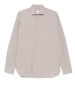 Beige Regular Solid Shirt 1