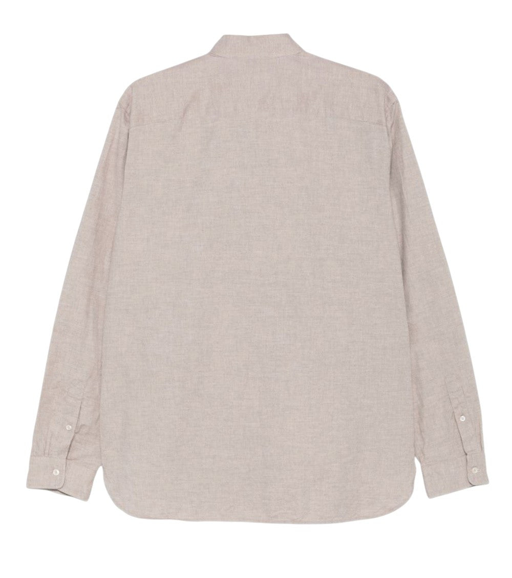 Beige Regular Solid Shirt 2