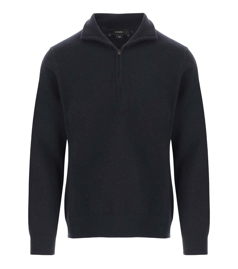 Navy Blue Half Zip Sweater 1