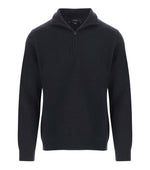 Navy Blue Half Zip Sweater 1