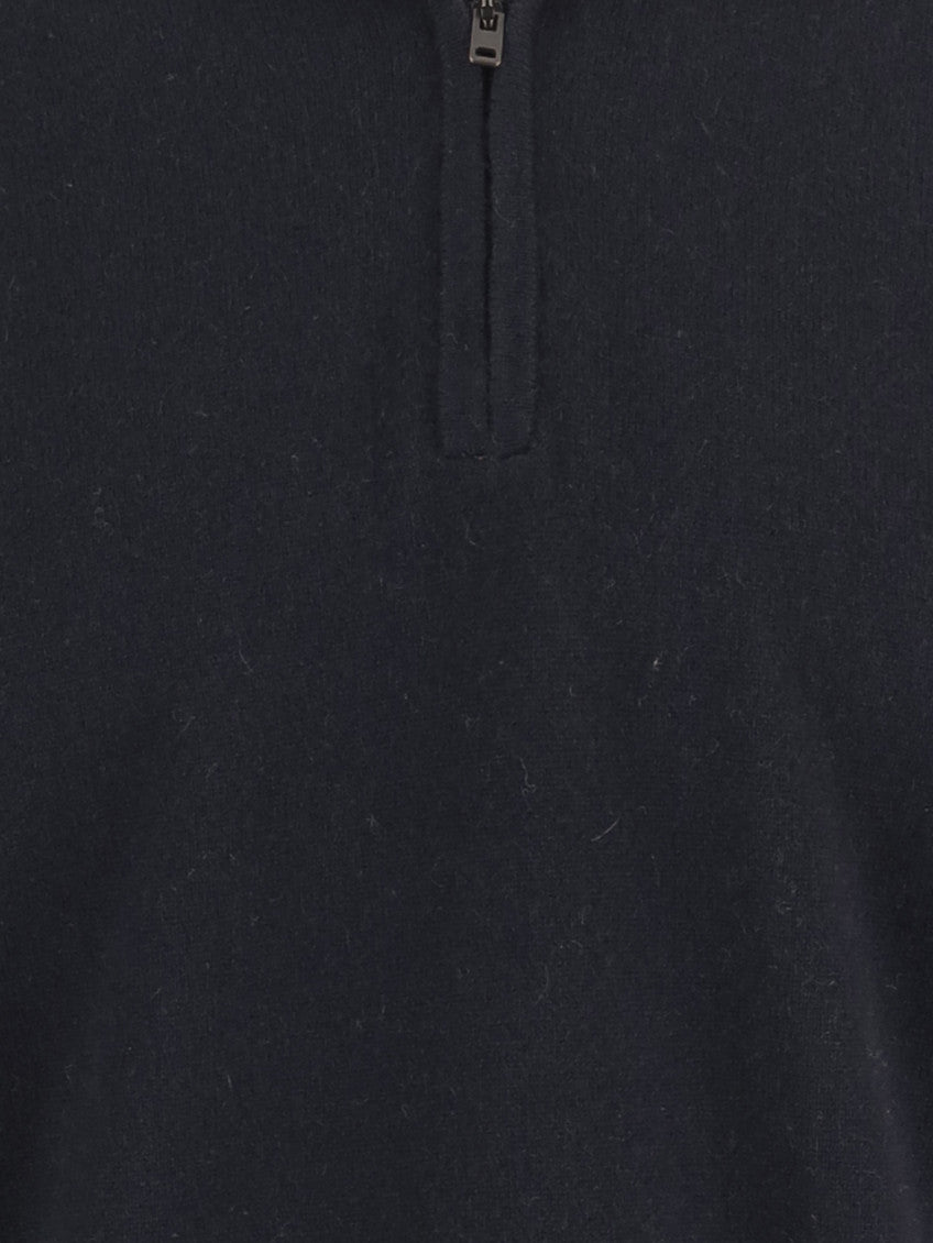 Navy Blue Half Zip Sweater 3
