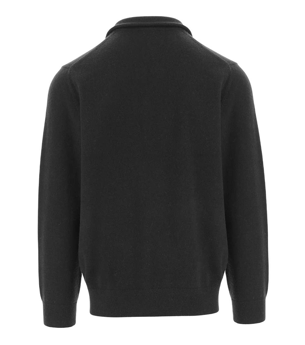 Black Half Zip Sweater 2