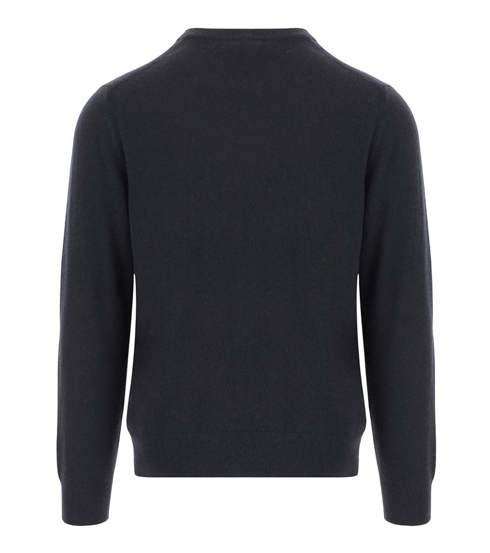 Dark Navy Crew Neck Sweater 2