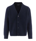 Navy Blue V Neck Cardigan 1