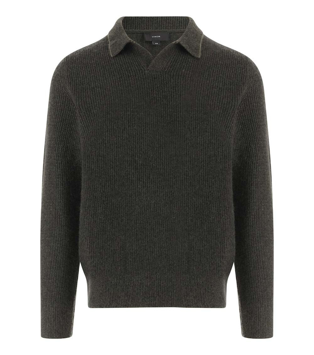Dark Green Knitted Sweater 1