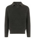 Dark Green Knitted Sweater 1