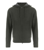 Dark Green Zip Up Hoodie 1