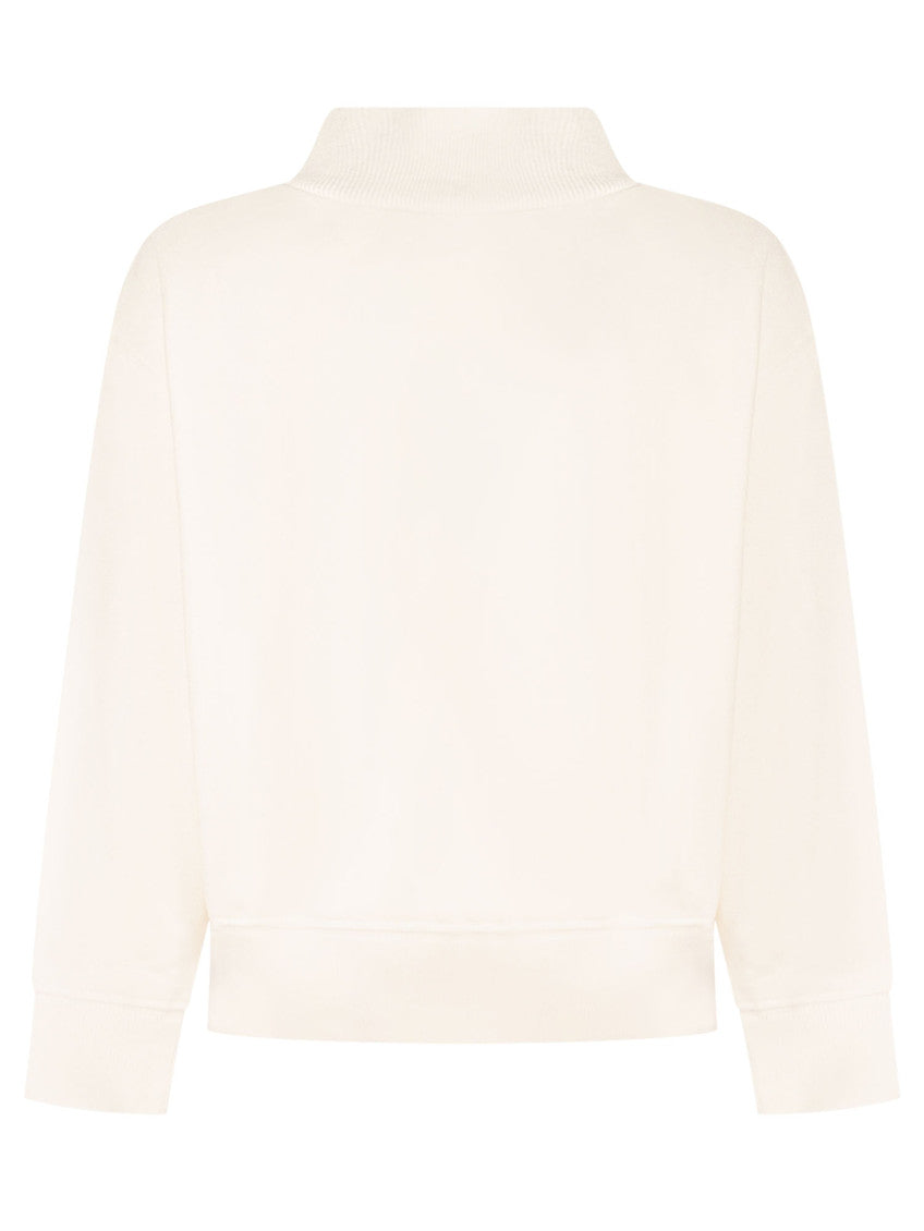 Girls White Graphic Sweatshirt 2