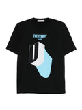 Black Graphic Print T-Shirt 1