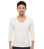 White Scoop Neck T-Shirt 1