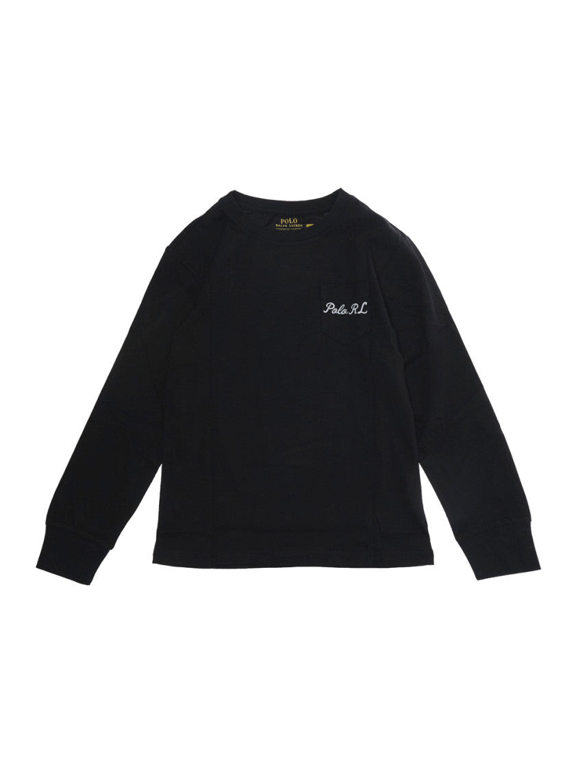 Boys Black Logo T-Shirt 1