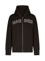 Kids Black Logo Hoodie 1