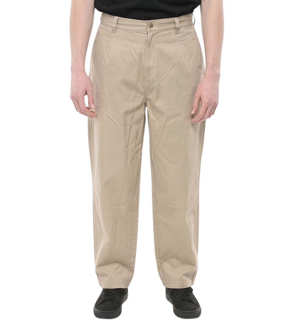 Khaki Flat Front Pants 1