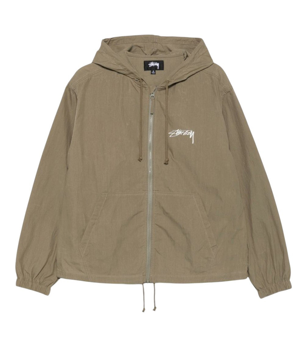 Olive Logo Hood Jacket 1