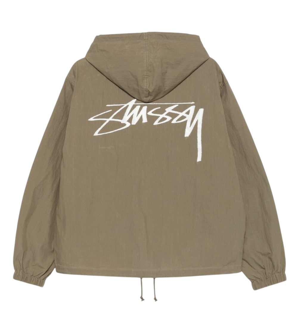 Olive Logo Hood Jacket 2