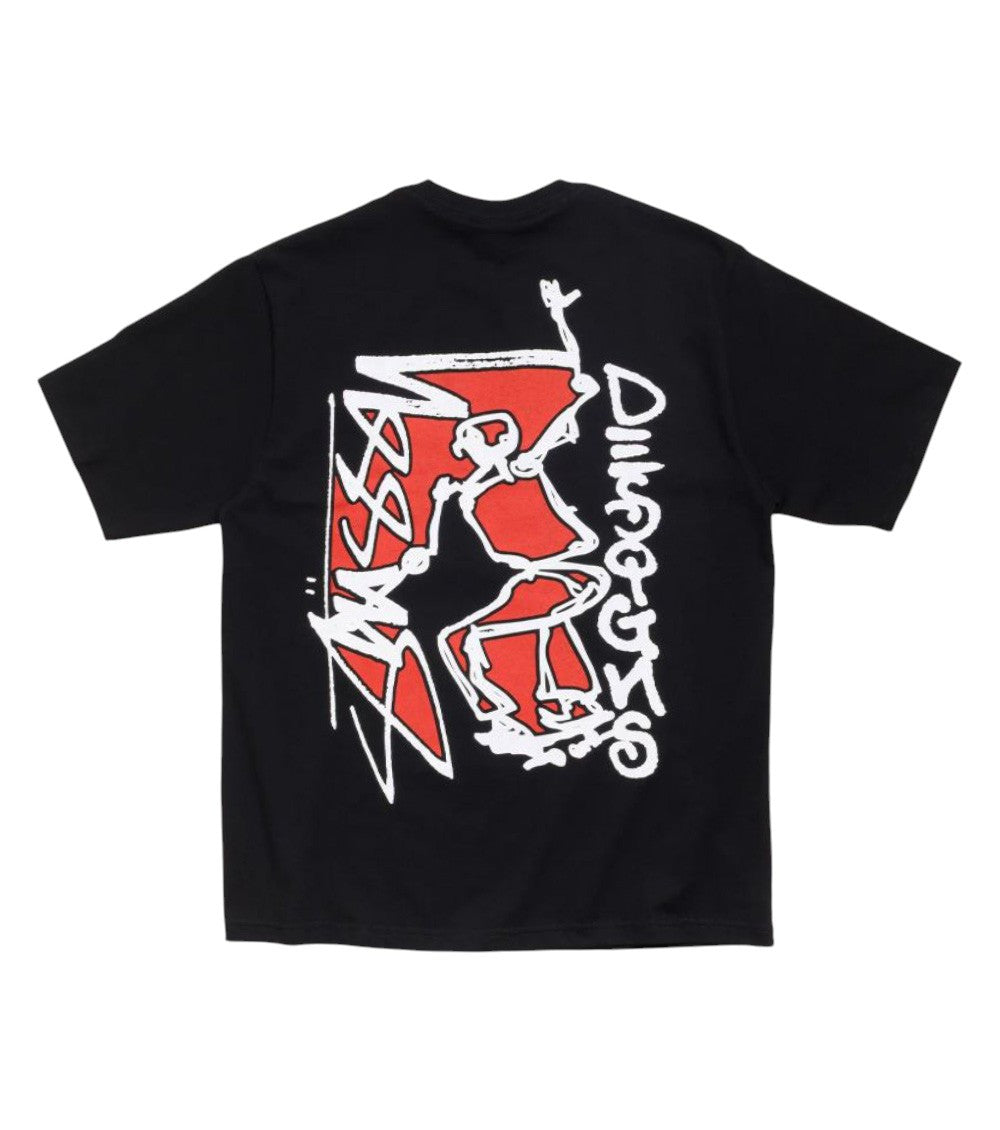 Black Graphic Print T-Shirt 2