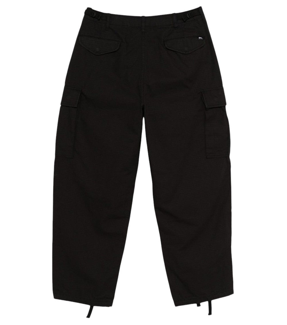 Black Relaxed Cargo Trousers 2