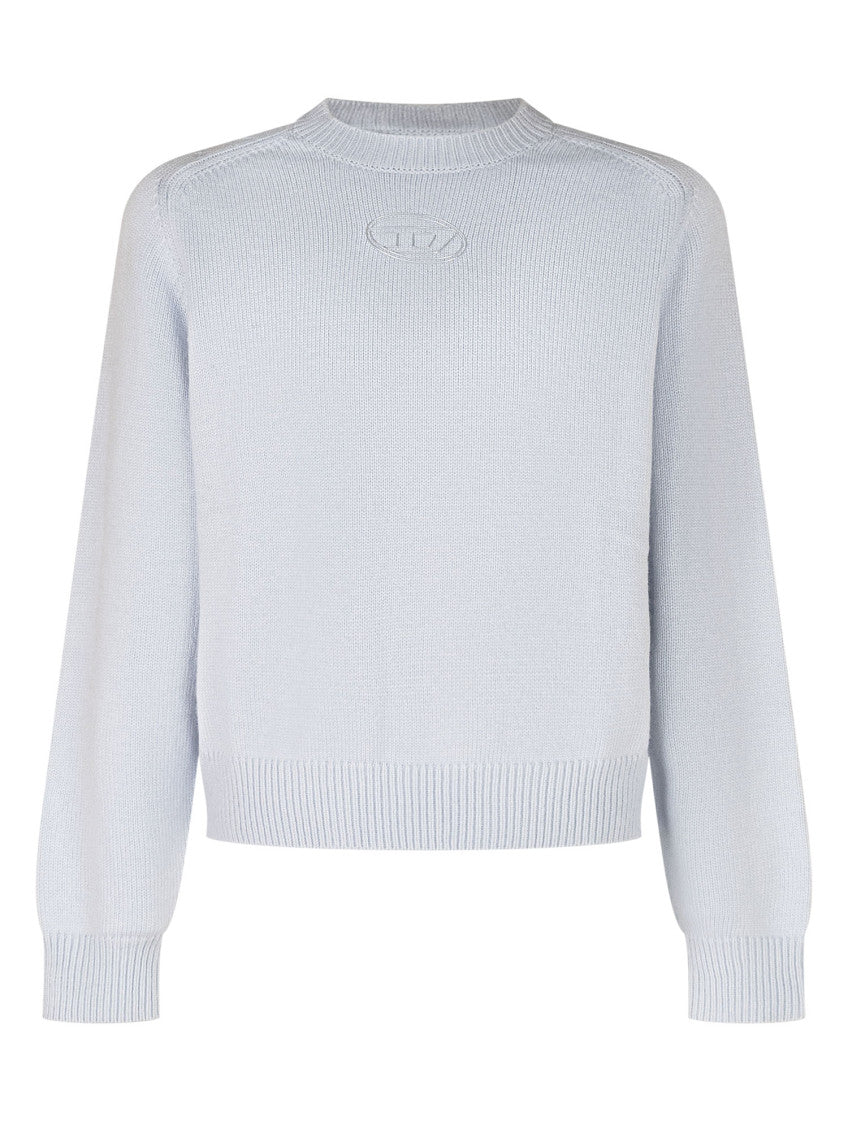 Kids Light Grey Knitted Sweater 1