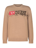Boys Beige Logo Sweater 1