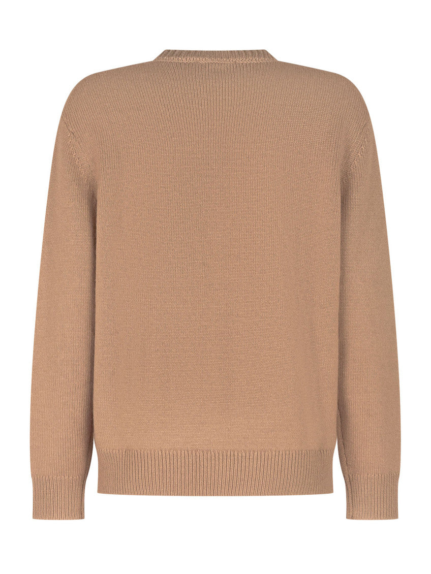 Boys Beige Logo Sweater 2