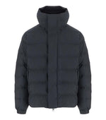 Black Quilted Hood Jacket 1