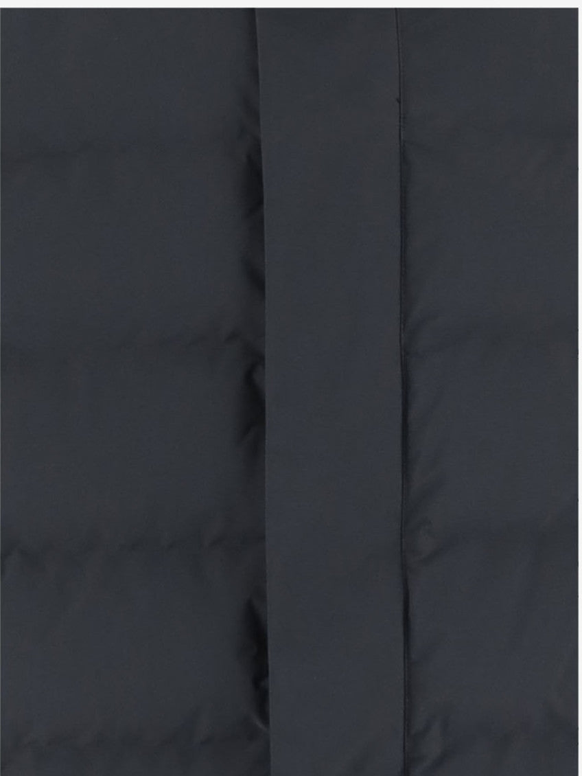 Black Quilted Hood Jacket 3