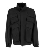 Black Mock Collar Jacket 1