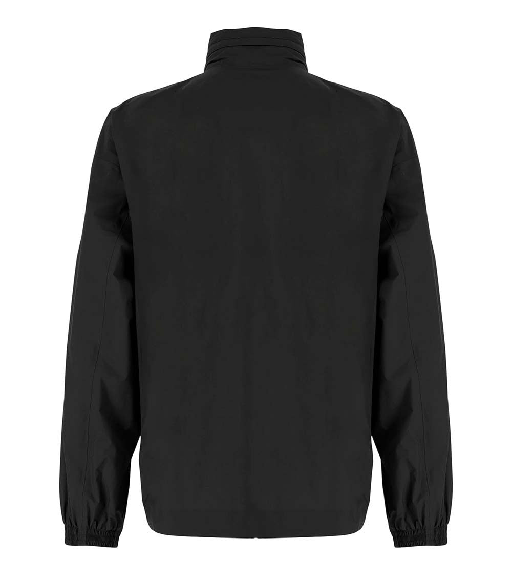 Black Mock Collar Jacket 2