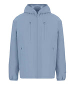 Light Blue Solid Hood Jacket 1