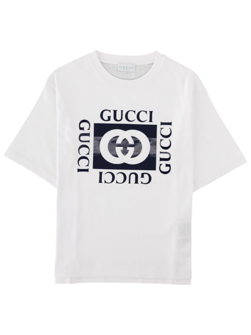 Kids White Logo T-Shirt 1