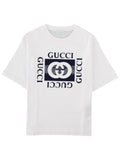 Kids White Logo T-Shirt 1