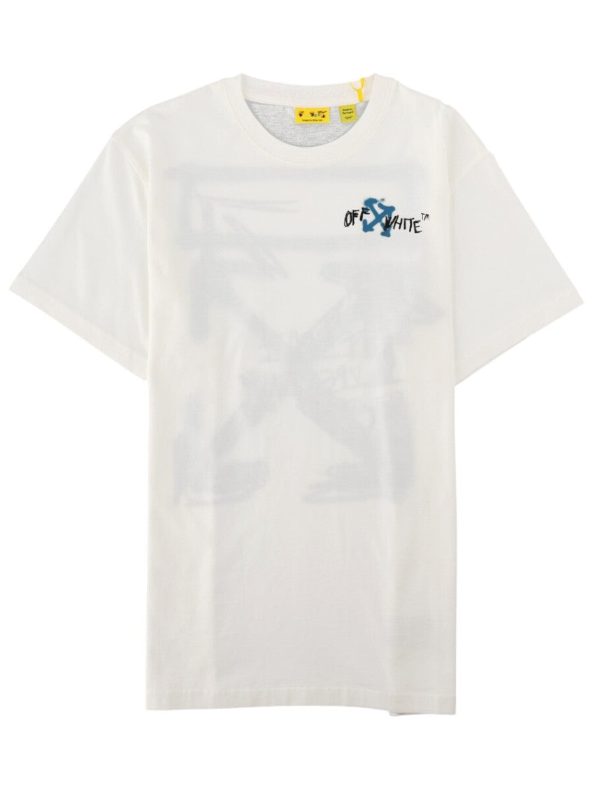 Kids White Graphic T-Shirt 1