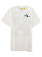 Kids White Graphic T-Shirt 1