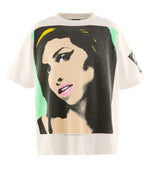 White Graphic Print T-Shirt 1