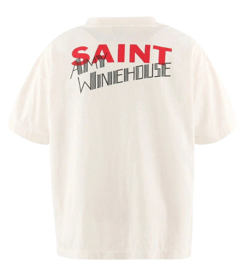 White Graphic Print T-Shirt 2