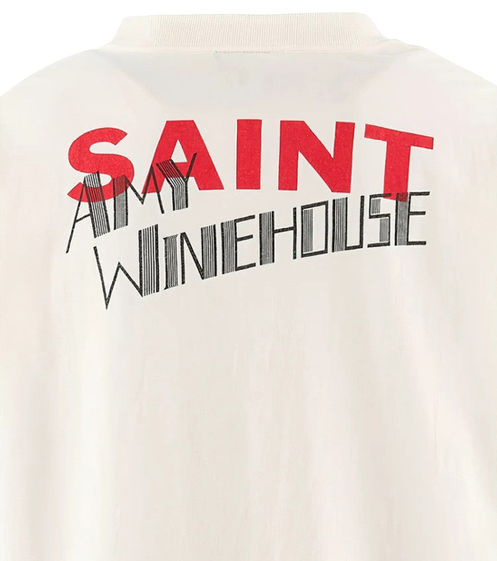 White Graphic Print T-Shirt 3